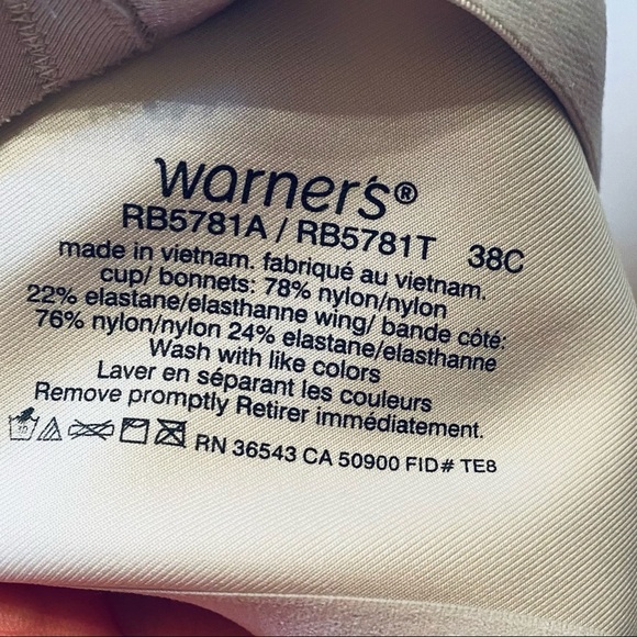 Warner’s No Side Effects Underwire Bra - Picture 3 of 3